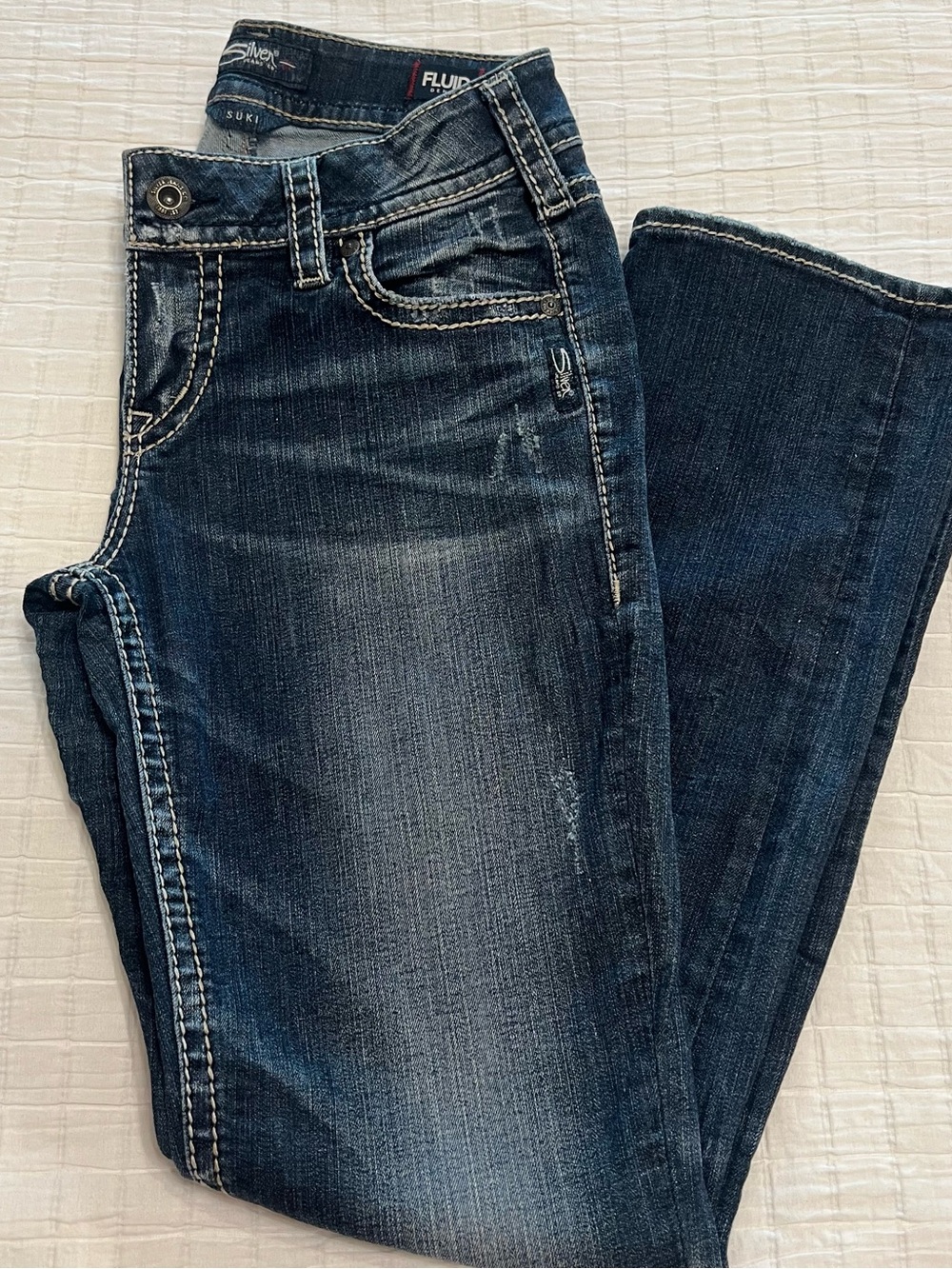 Silver Jeans Women's Dark Blue Bootcut Jeans 27x30